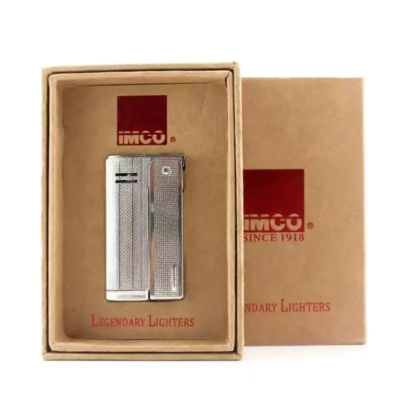 100% IMCO Authentic retro metal kero sene lighter windproof men\'s smoking gift collection