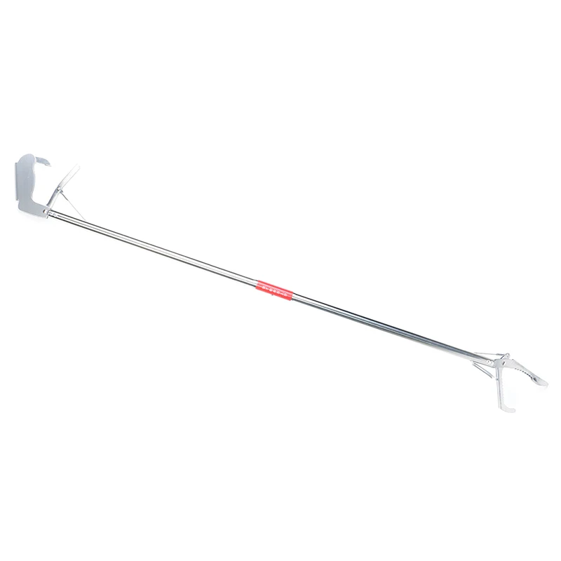 1.2m Foldable Snake Tongs Stick Easy Reach Pick Up Tool Foldable Garbage Clip.~