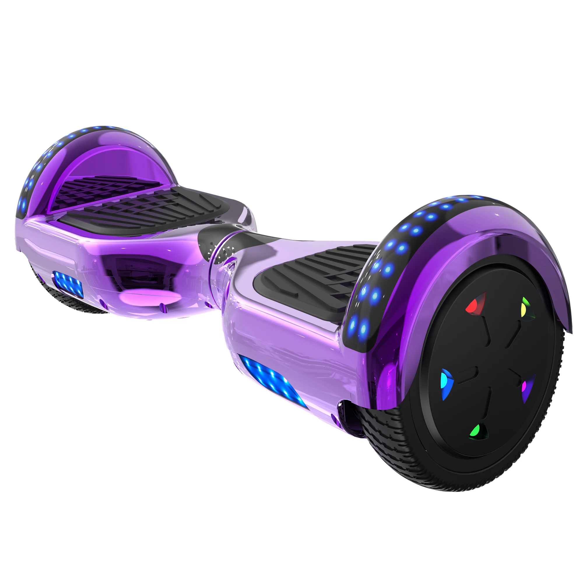 RCB Kinder-Hoverboard 6,5 Zoll Selbstbalancierender Elektroroller für Kinder und Erwachsene mit Bluetooth und LED-Lichtern Bestes Geschenk