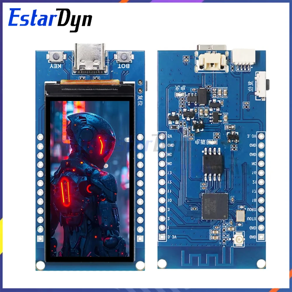 ESP32-S3 Development Board 1.9 Inch LCD 170x320 ST7789 Display WiFi BLE 5.0 240MHz Dual-Core 16MB PSRAM Type-C for