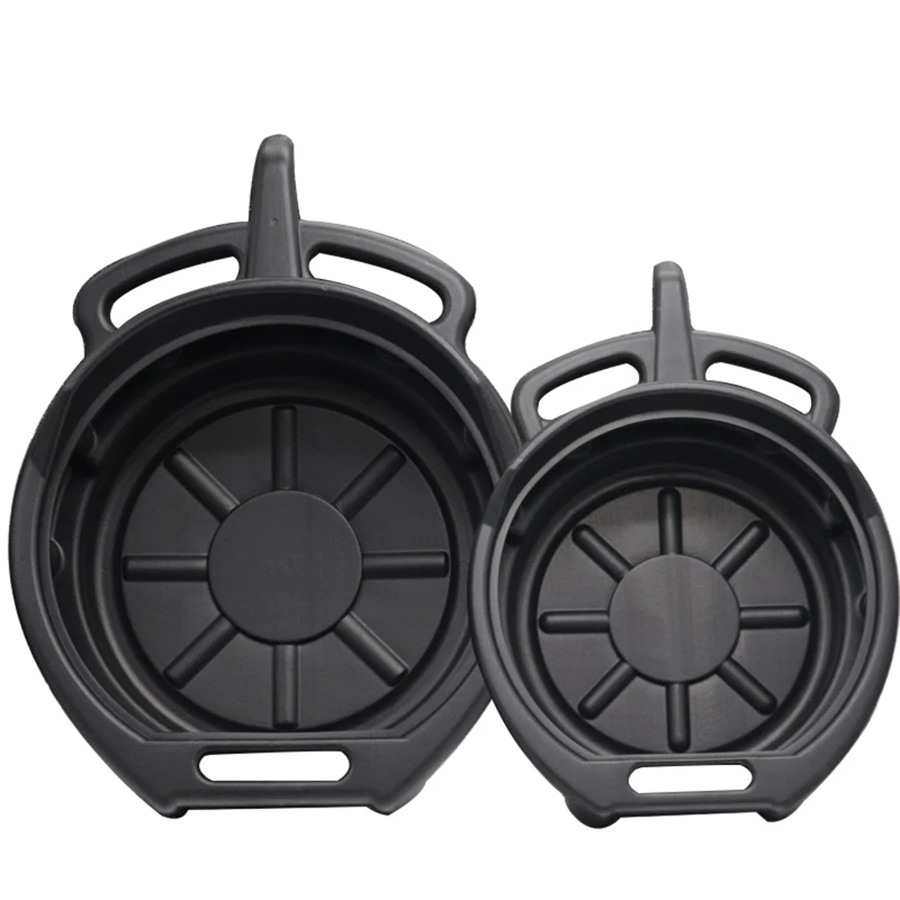 

10L/15L oil pan - splash proof nozzle and dual handle, ideal for car maintenance, agricultural machinery, and DIY oil change