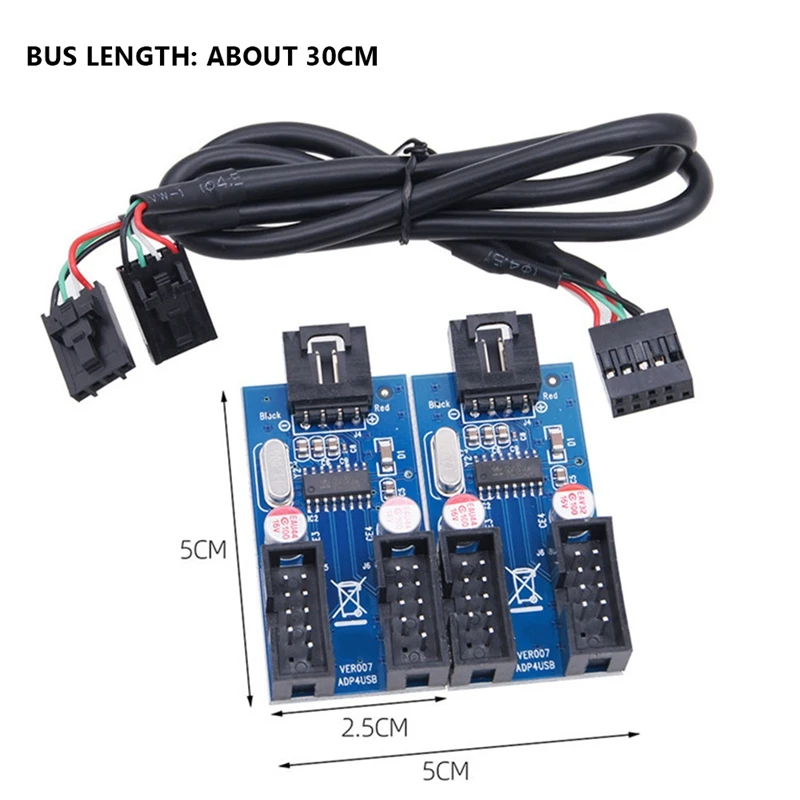 9-контактный удлинитель USB-кабеля, карта рабочего стола, 9-контактный адаптер USB 2,0 9-контактного разъема