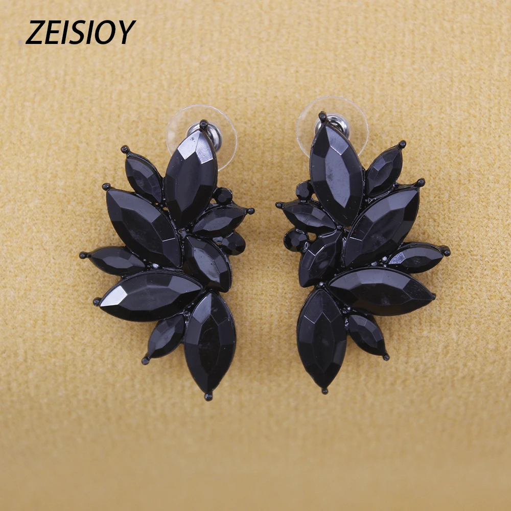 Z Fashion Retro Black Earrings Women\'s Large Geometric Statement Metal Pendant Earrings 2023 Fashion Jewelry Accessories ET-135