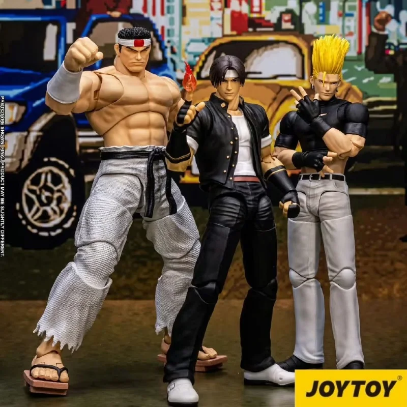 

JOYTOY SNK 1/18 Action Figure KOF 98UM Hero Team Kyo Kusanagi Goro Daimon Benimaru Nikaido figures Toys Model