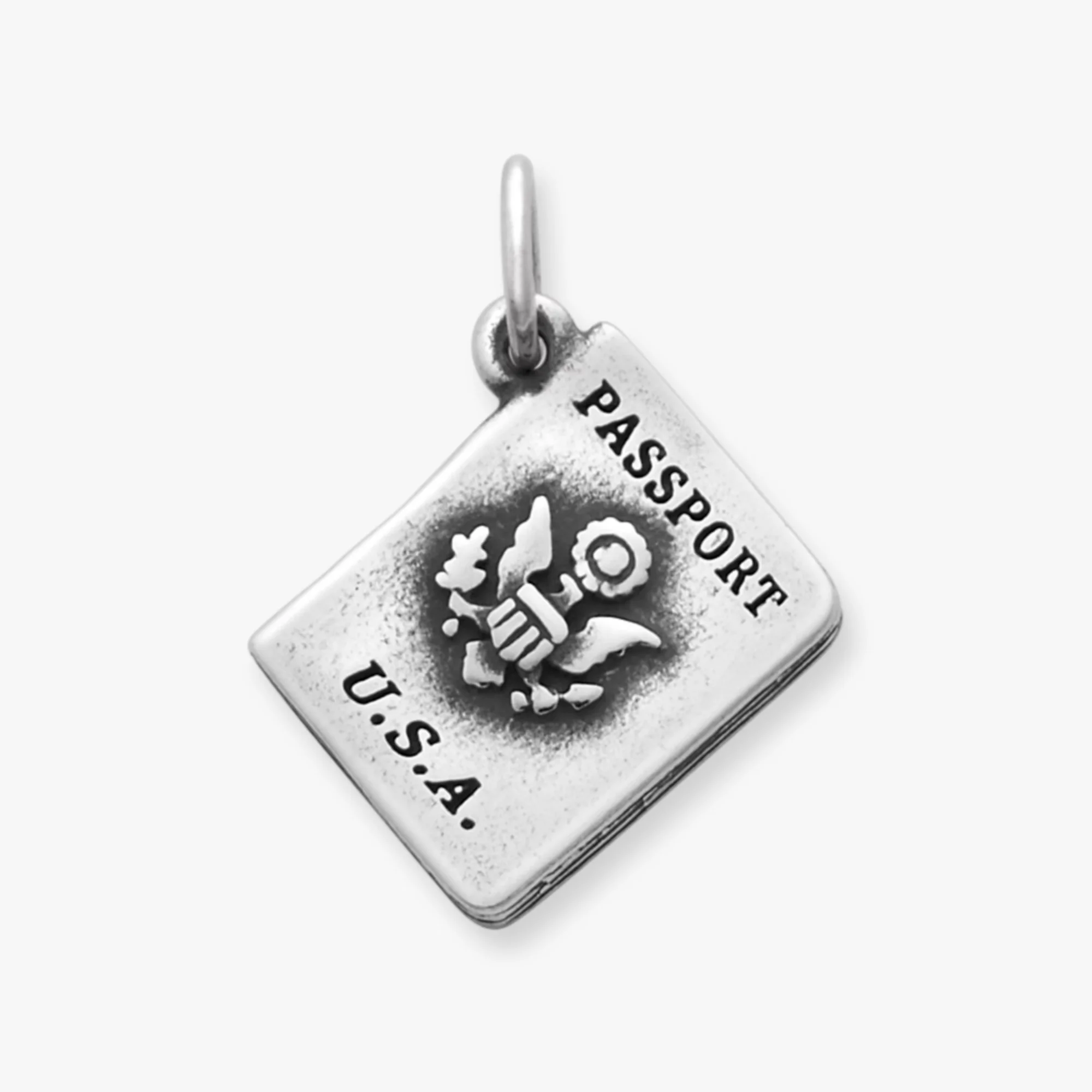 S925 sterling silver James Avery Passport Charm