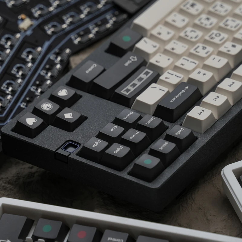 FBB Keycaps KPOK Style PBT اللغة الروسية لوحة المفاتيح الميكانيكية المخصصة Keycap MX مفاتيح 60% 75% 80% 96% 100% إلخ