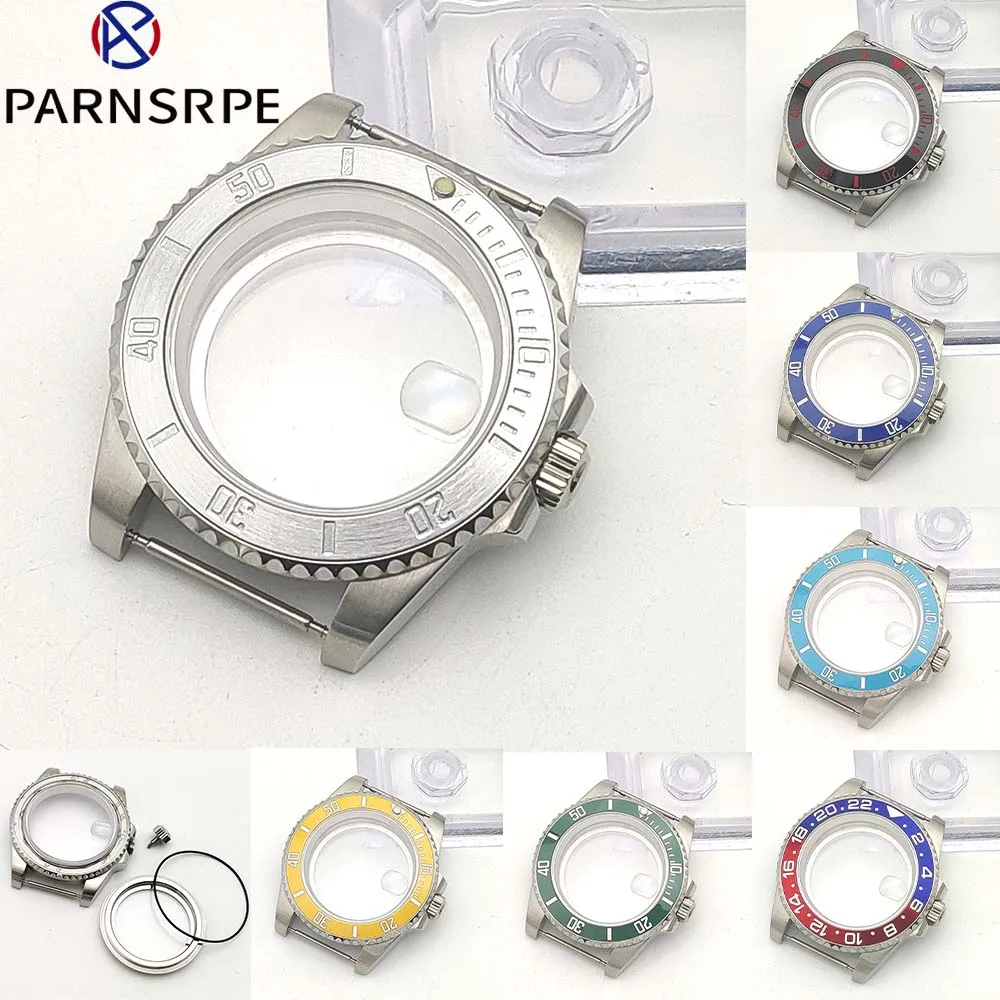 

40mm Men's Watch Case, Watch Parts Assembly, NH35 Case, 38mm Bezel, Stainless Steel Case Replacement, Waterproof Case