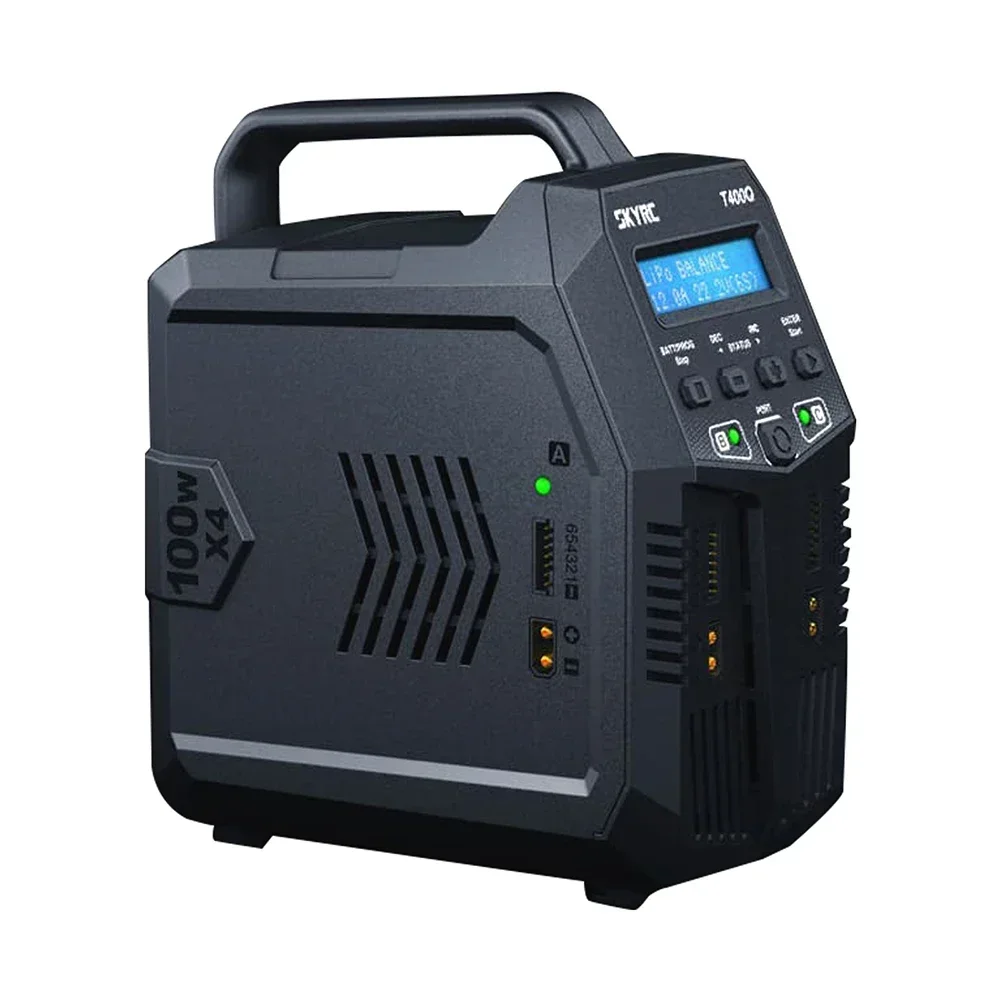 SKYRC T400Q 4 * 10W 4-channel intelligent balanced charger AC/DC built-in power supply