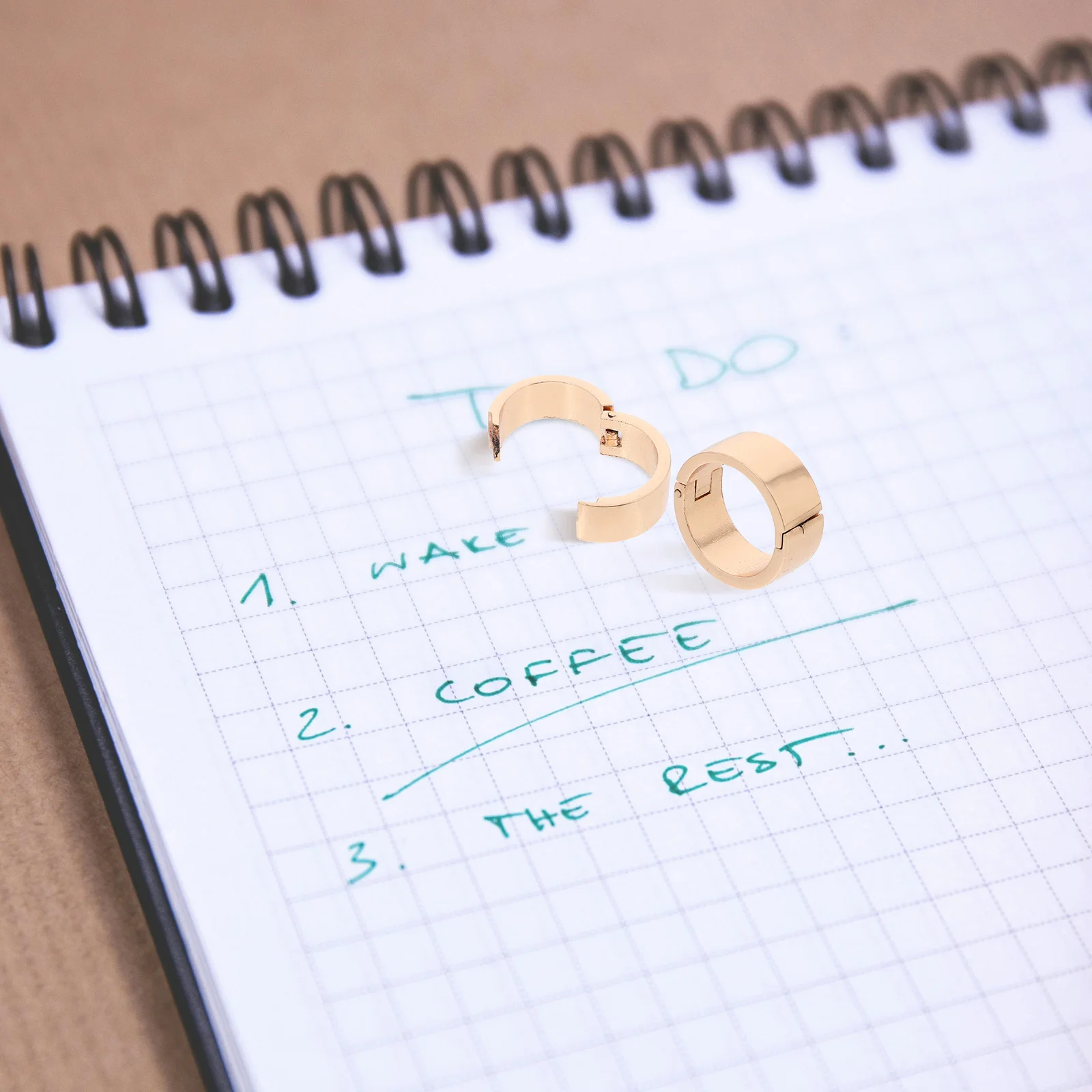 Anillos de carpeta de calendario de aleación de Zinc, cierres de encuadernación que se pueden abrir, Clips de hojas sueltas, anillos de papel pequeños para manualidades, Clips de anillo, 10 Uds.