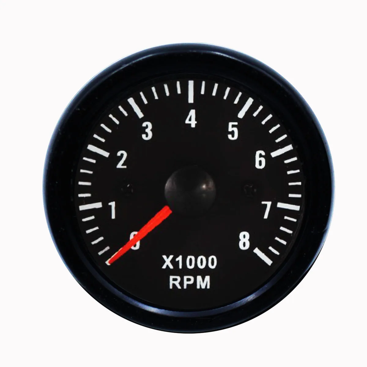 Electric Tachometer 2-Inch 0-8000 RPM  0-6000 RPM  1-8 Cylinder Engine Motor Automatic 12V Pointer for Automotive