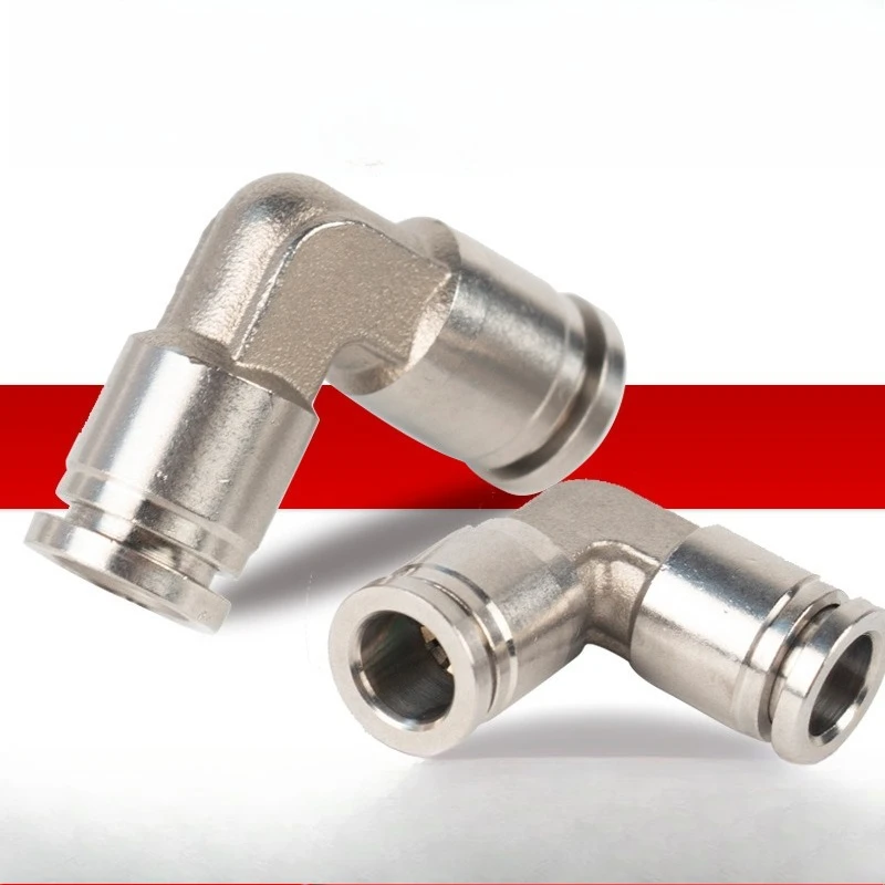 Фитинг воздушной трубки 304 SS PVG1, муфта пневматического редуктора PV4-PV16, быстроразъемное соединение 2-8 мм для шланга компрессора