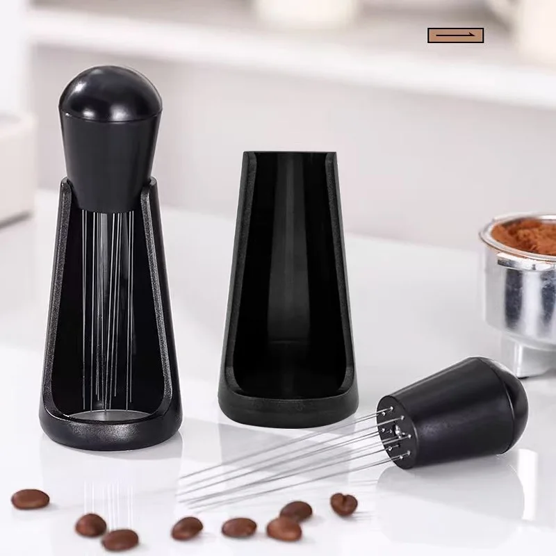 Espresso Coffee Stirrer WDT Distribution Tool Stainless Steel Needles Coffee Powder Distributor Dosing Ring Barista Accessories - view 4