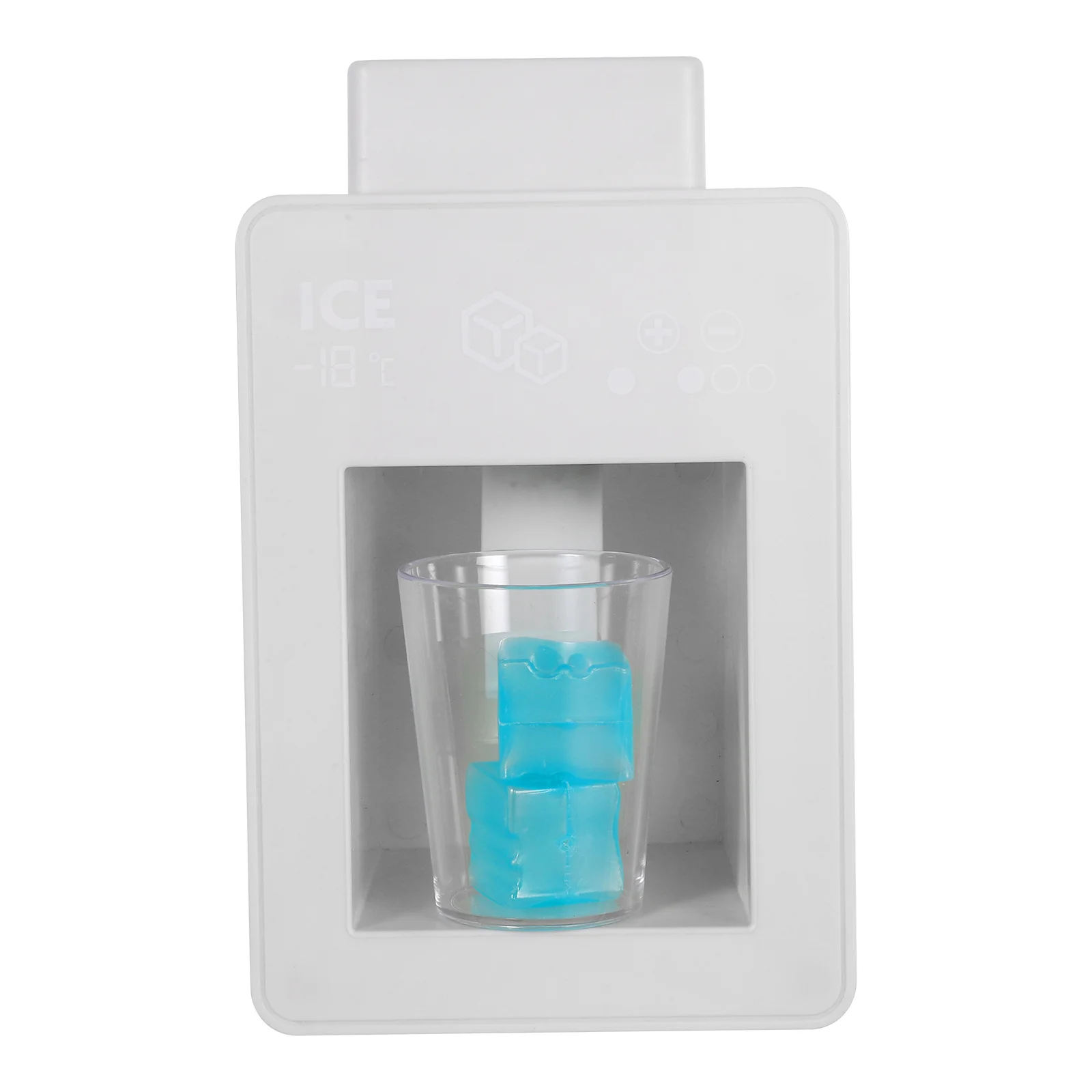 1Set Kids Pretend Kitchen Ice Maker Realistic Mini Appliance Simulation Fake Ice Cubes Interactive Play Kitchen