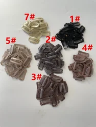 I-Shaped Snap Clips for Hair Extension, Wig Closure Topper, 3.2cm