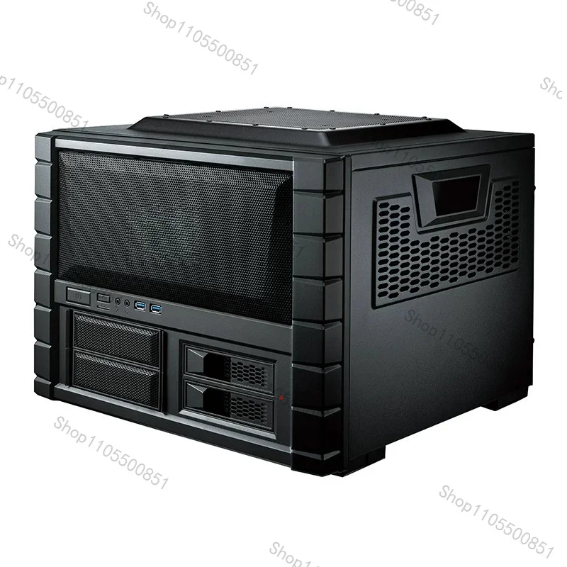Horizontal chassis ATX supports large board and large power supply modular DIY computer chassis