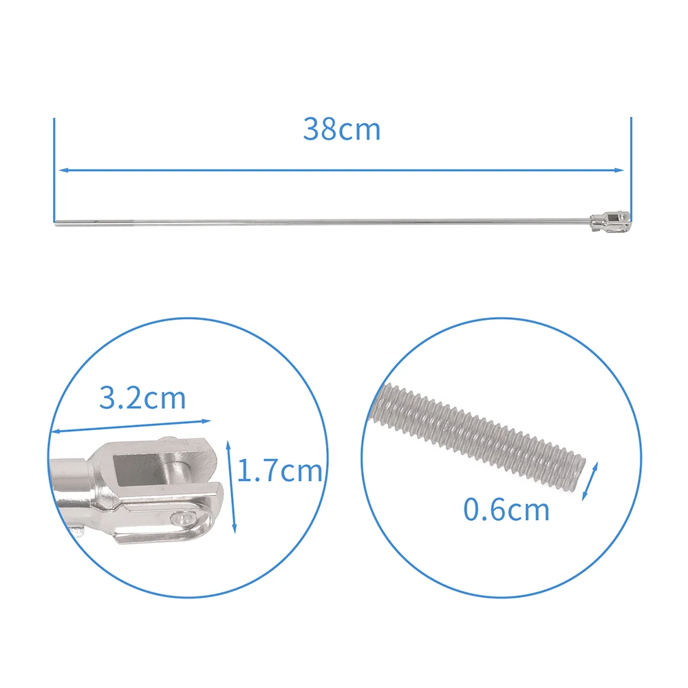 MOTO4U For BMW R45 R65 R75 R80 R90 R100 Rear Brake Clutch Rod Clip-on Cafe Racer Motorcycle Accessories 6MM Fork use