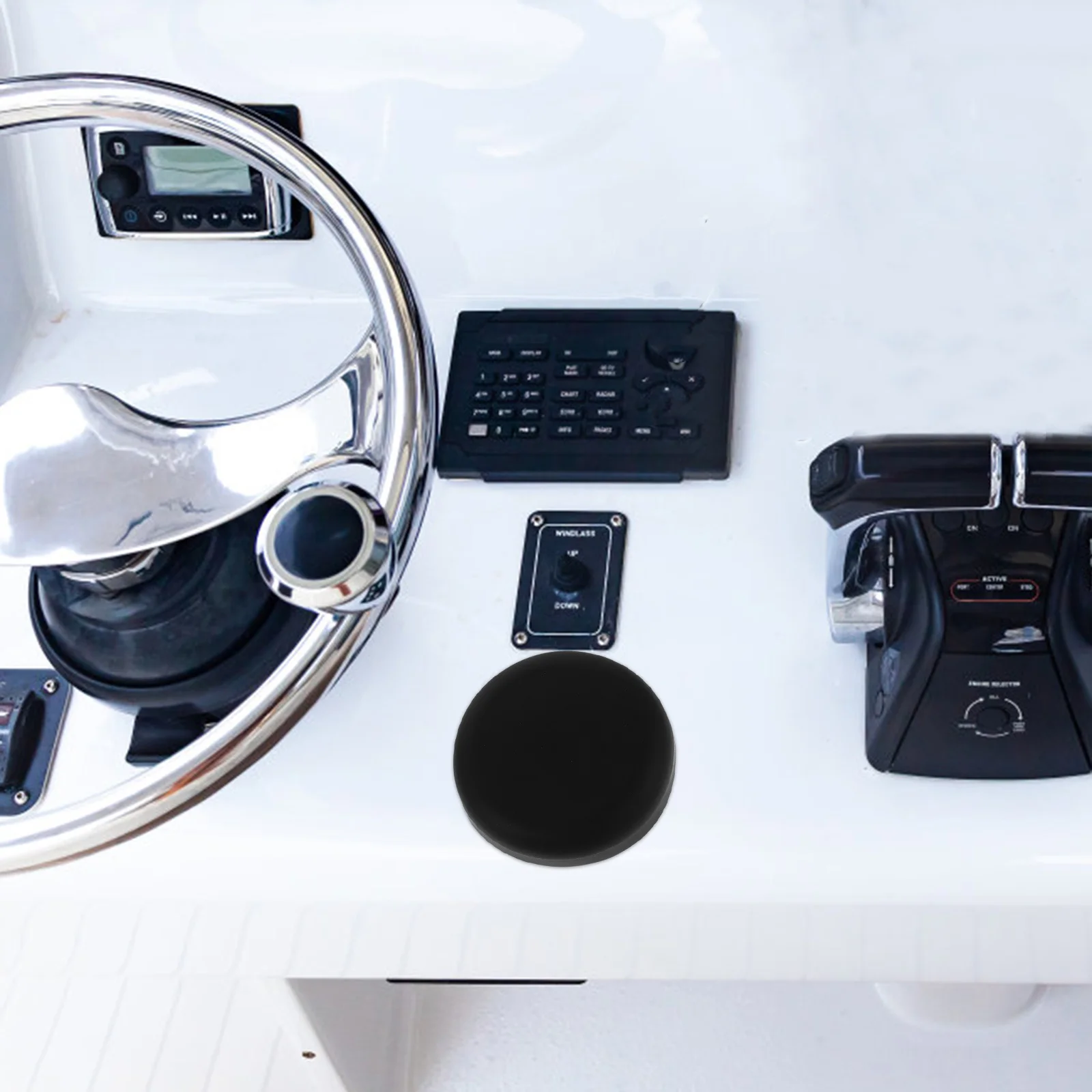 

Boat Speaker Protector Black Waterproof Silicone Cover Shockproof For Marine Car Audio Speaker Guard Case Truck Rv