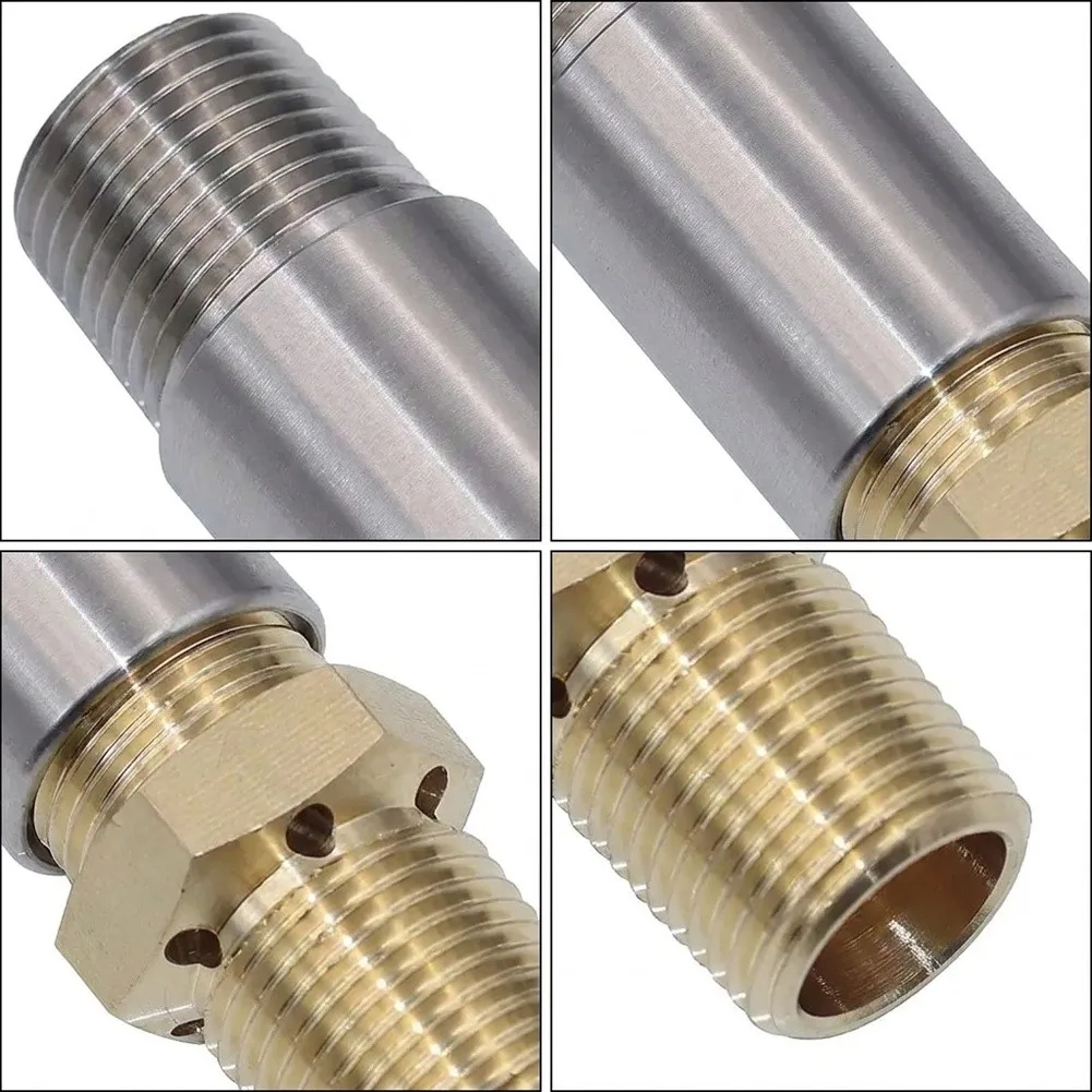 Brass 1/2 NPT Air Mixing Chamber for Propane Fuel Delivery in Outdoor Fire Tables and Gas Firepit Installations