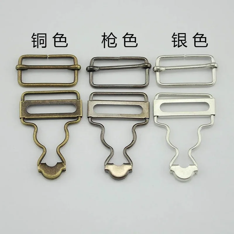 5pcs/copper-clad Metal Denim Day Buckle Women's Overalls Gourd Buckle Strap Adjustment Button 2.5cm-3.8cm Multi-size Optional