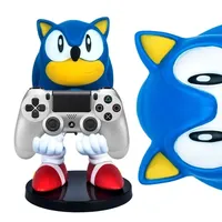 Anime Super Sonic Figure Hedgehog Phone Holder Switch PS4 PS5 Xbox Game Controller Holder Action Figure Model Toy Fans Kids Gift