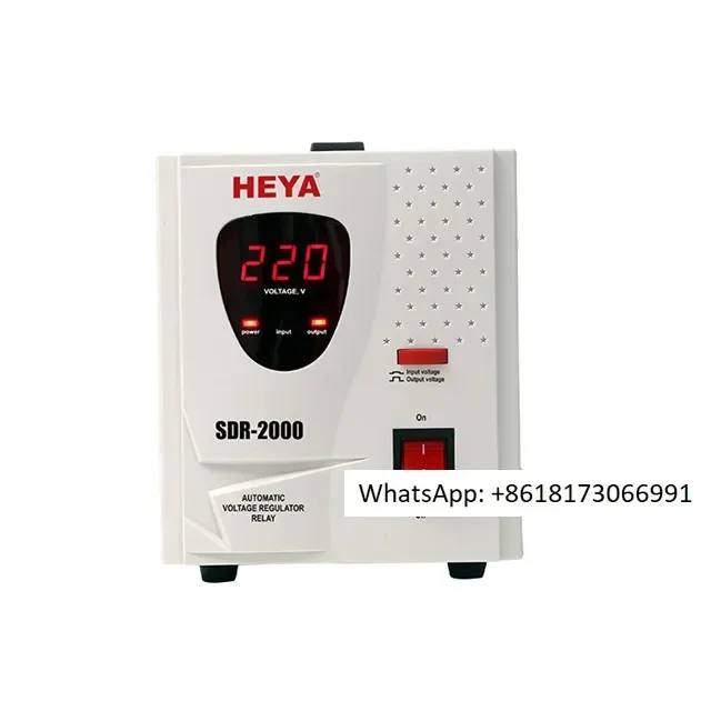 

SDR Refrigerator use Relay Type Single Phase 220V AC Automatic Voltage Regulator Stabilizer 2kva