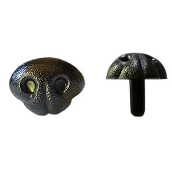 10ชิ้น15/18/21มม. จมูกสุนัขเครื่องประดับ DIY พลาสติกรูปสัตว์แบบปลั๊กอินเรียบสำหรับถักของเล่นตุ๊กตา