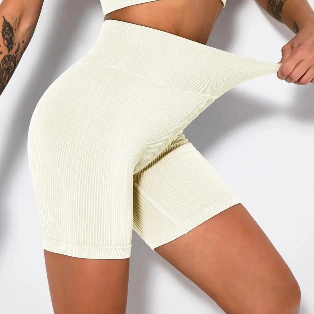 Pantalones cortos de Yoga para mujer, Shorts de compresión de cintura alta, Control de barriga, secado rápido, gimnasio, ejercicio deportivo para máximo