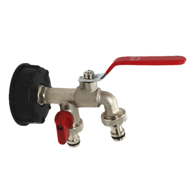 

FYBL-разъем с двойной головкой для латунного крана IBC Ton Barrel, двуглавый кран, адаптер Ton Barrel, латунный кран