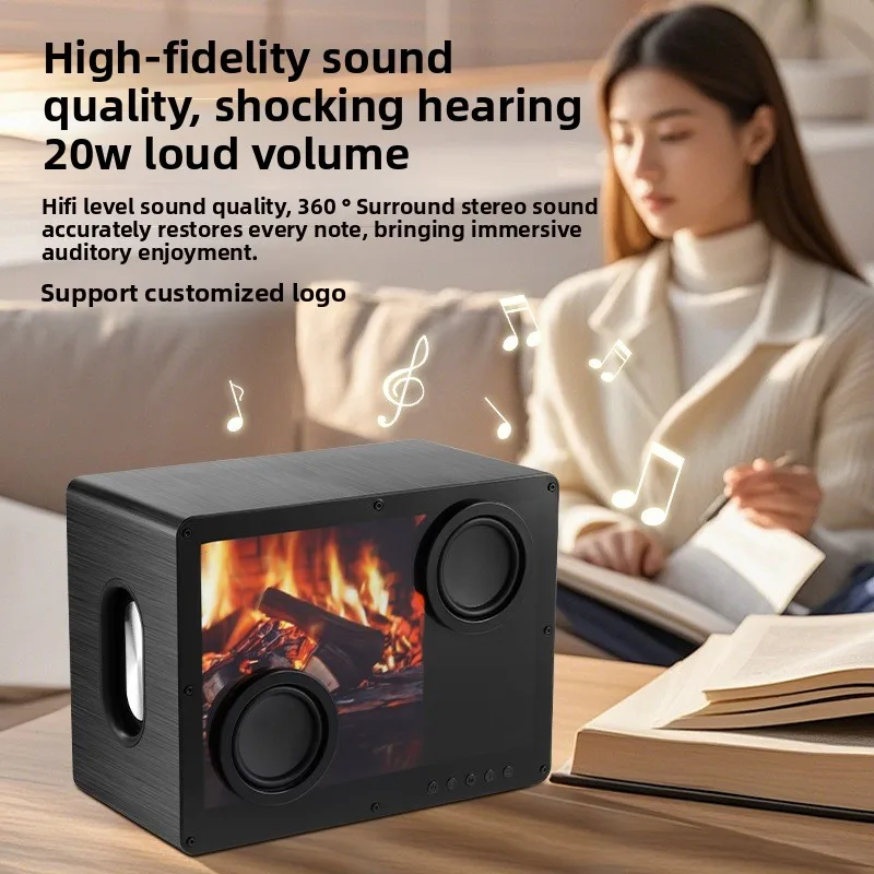 كلمات معلقة جديدة، صوت بلوتوث، ترجمة شفافة، كمبيوتر مكتبي، مضخم صوت، بطاقة مكبر صوت بلوتوث #1