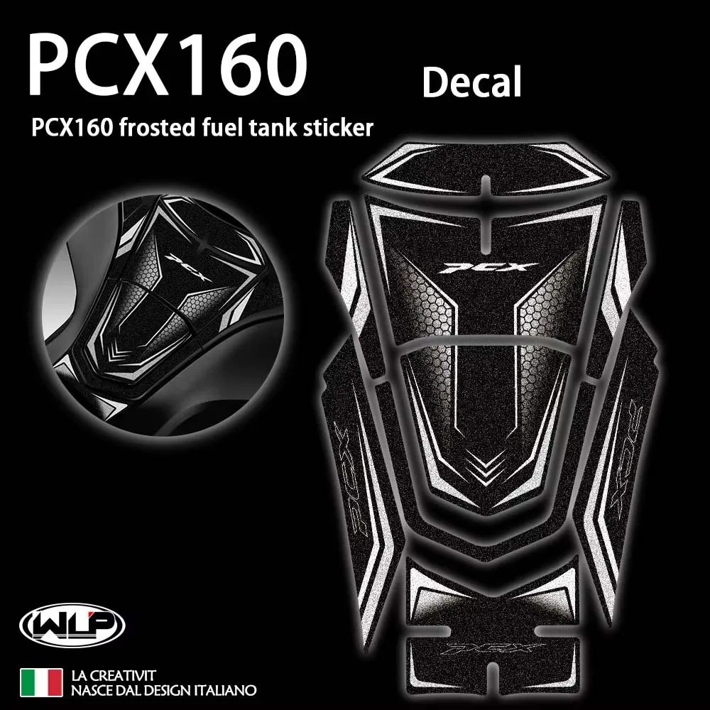 

PCX160 матовые аксессуары для мотоциклов, наклейка, комплект декоративных наклеек, защита бензобака, топливного бака для pcx 160 PCX 160 PCX