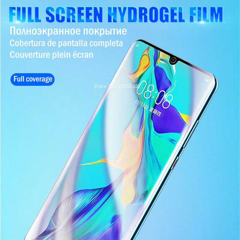 3 Piezas Películas de Cerámica Suave de Alta Definición para Huawei nova Y70 P30 P50 P40 P20 Mate 30 20 10 40 Pro Plus Lite Película de Hidrogel 6