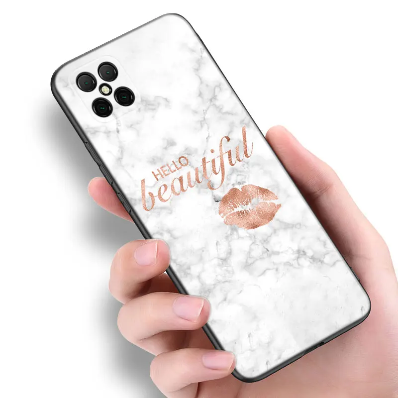 Queen King Crown Marble Black Phone Case For Huawei Nova 8 9 10 SE 11 Ultra 12 Pro 7i 8i 11i 11E Y70 Plus Y60 Y61 Y71 Y90 Y91