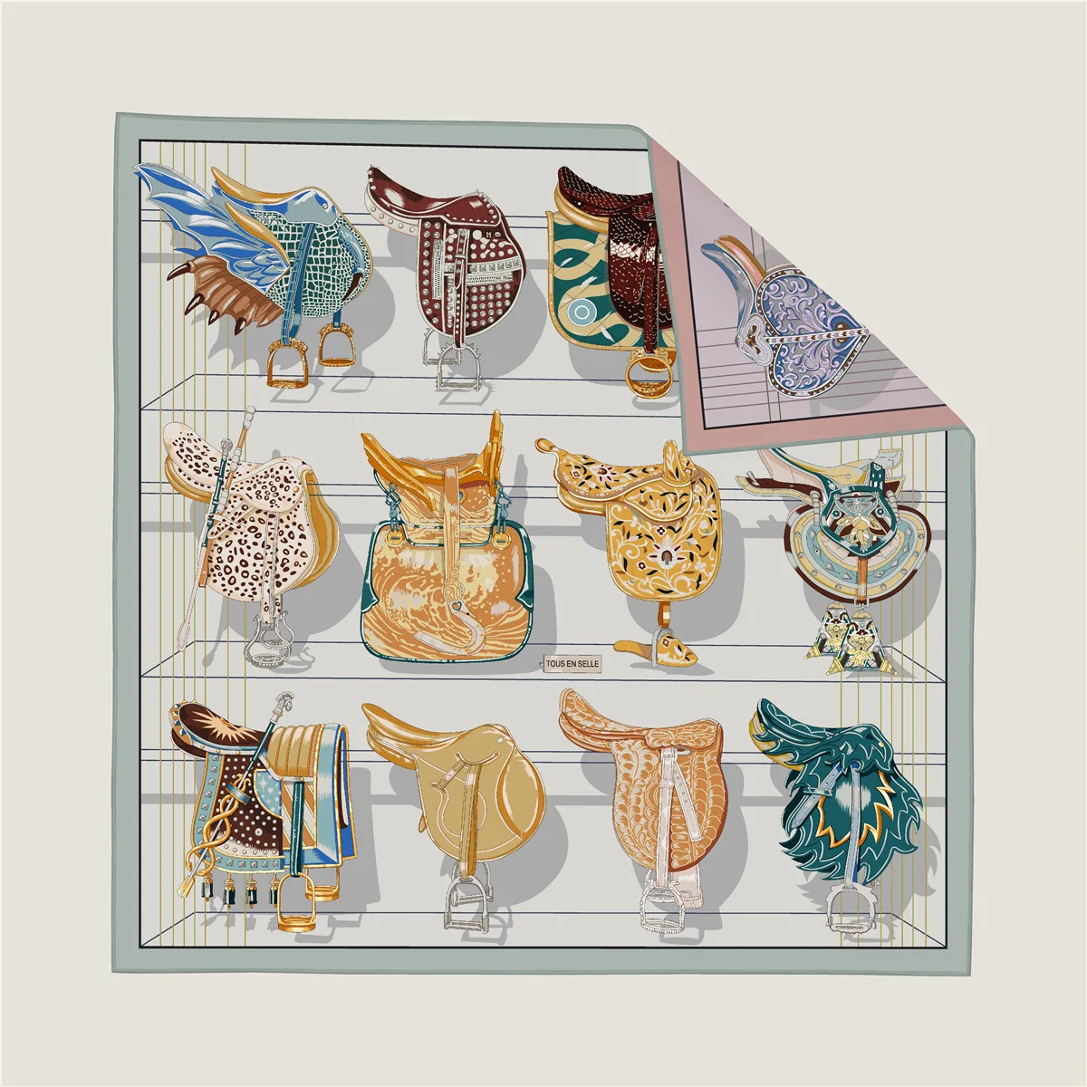 Mais recente design de dois lados sarja feminino cachecol protetor solar foulard xale hijab cabelo feminino hijab envolve lenço bandanda echarpe