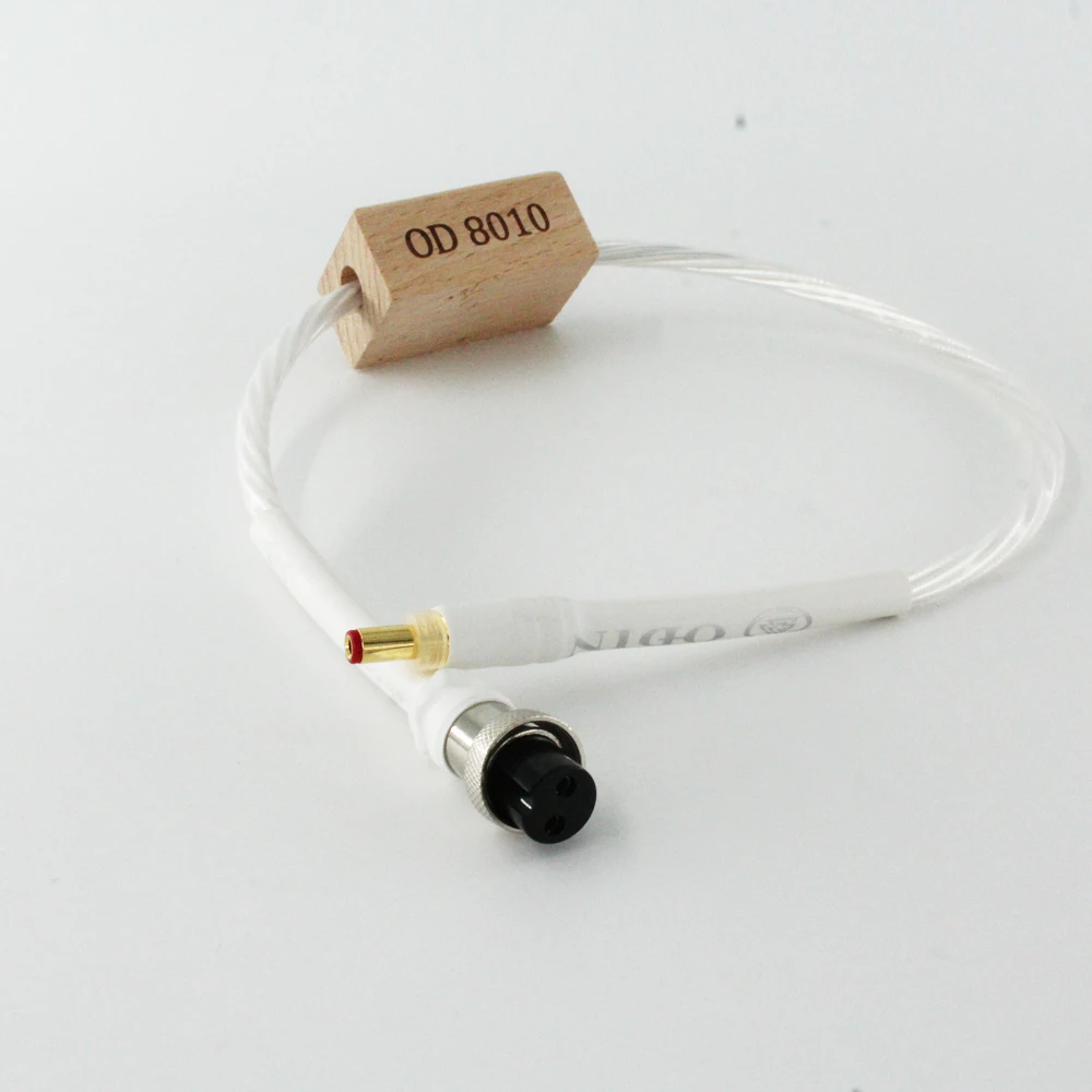 Nordost odin Silver Plated GX16 2Pin to DC 3.5*1.5/5.5*2.1/5.5*2.5mm Gold plated Plug Linear Power Supply Air Output Cable
