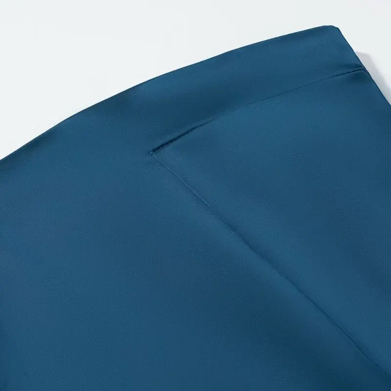 Vestido elegante de seda satinada con textura para mujer, Top de tubo para el busto, cintura alta, sin mangas, recto, ajustado, Sexy, ropa de calle para mujer