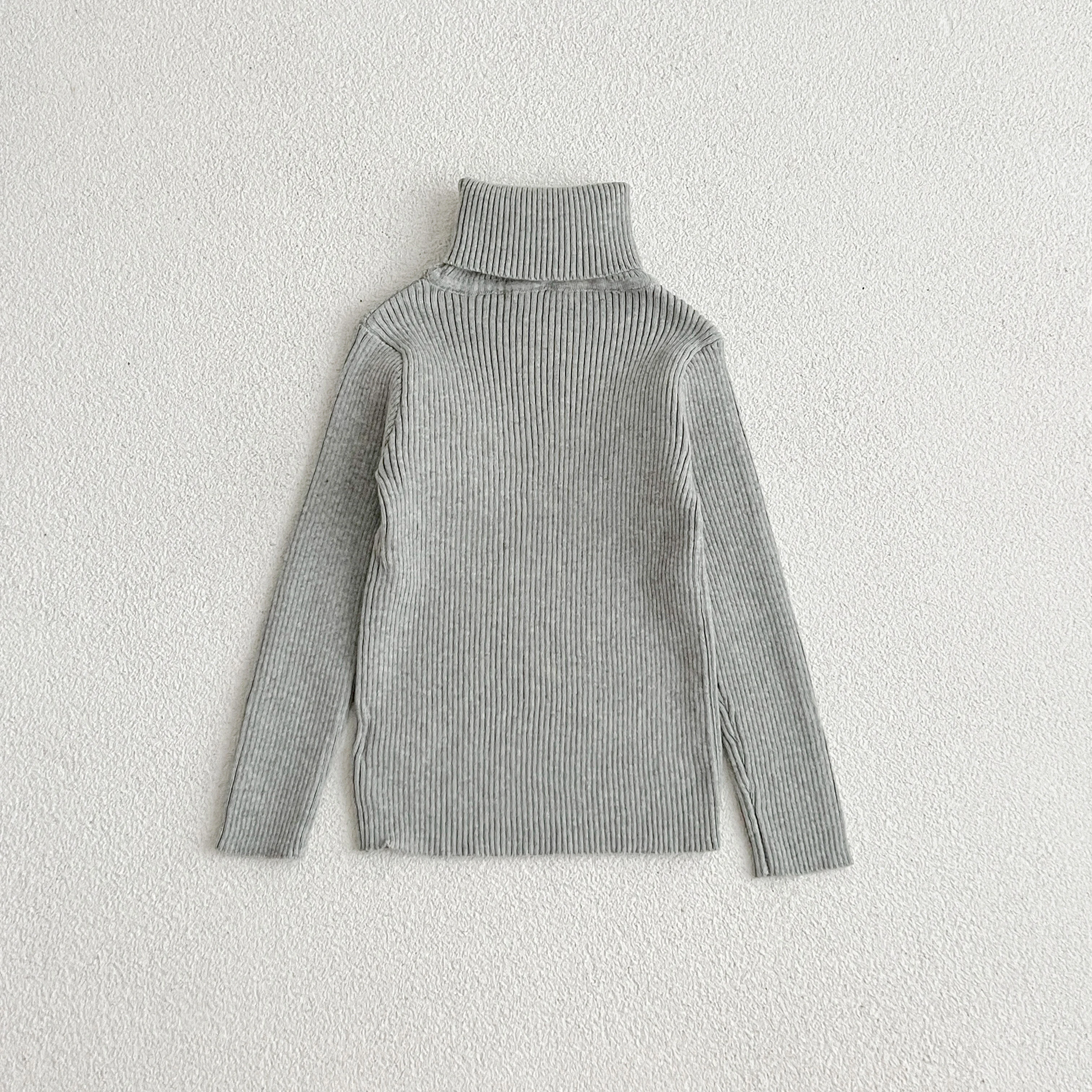 1-6Y Jungen Mädchen Rollkragenpullover Herbst Baby Pullover Kinder Pullover Für Winter Gestrickte Bodenbildung Jungen Pullover Vetement Enfant – Detail 6