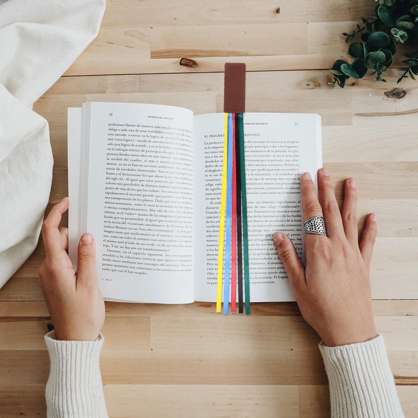 

2pcs Colorful Polyester Bookmarks Wear-Resistant Ribbon Bookmark Portable Household Book Markers Multi-Function Bible
