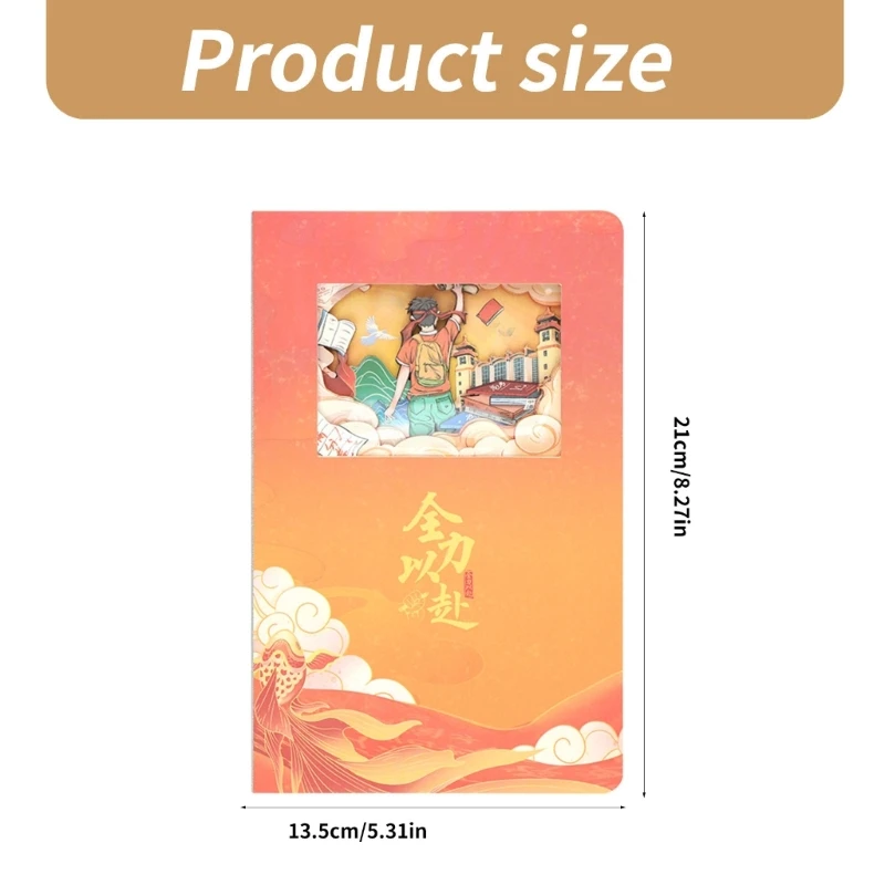 Travel Notebook Inspire Notebook Hollow Notebook Stationery Notepads Journal Notebook School Office Supplies for Students