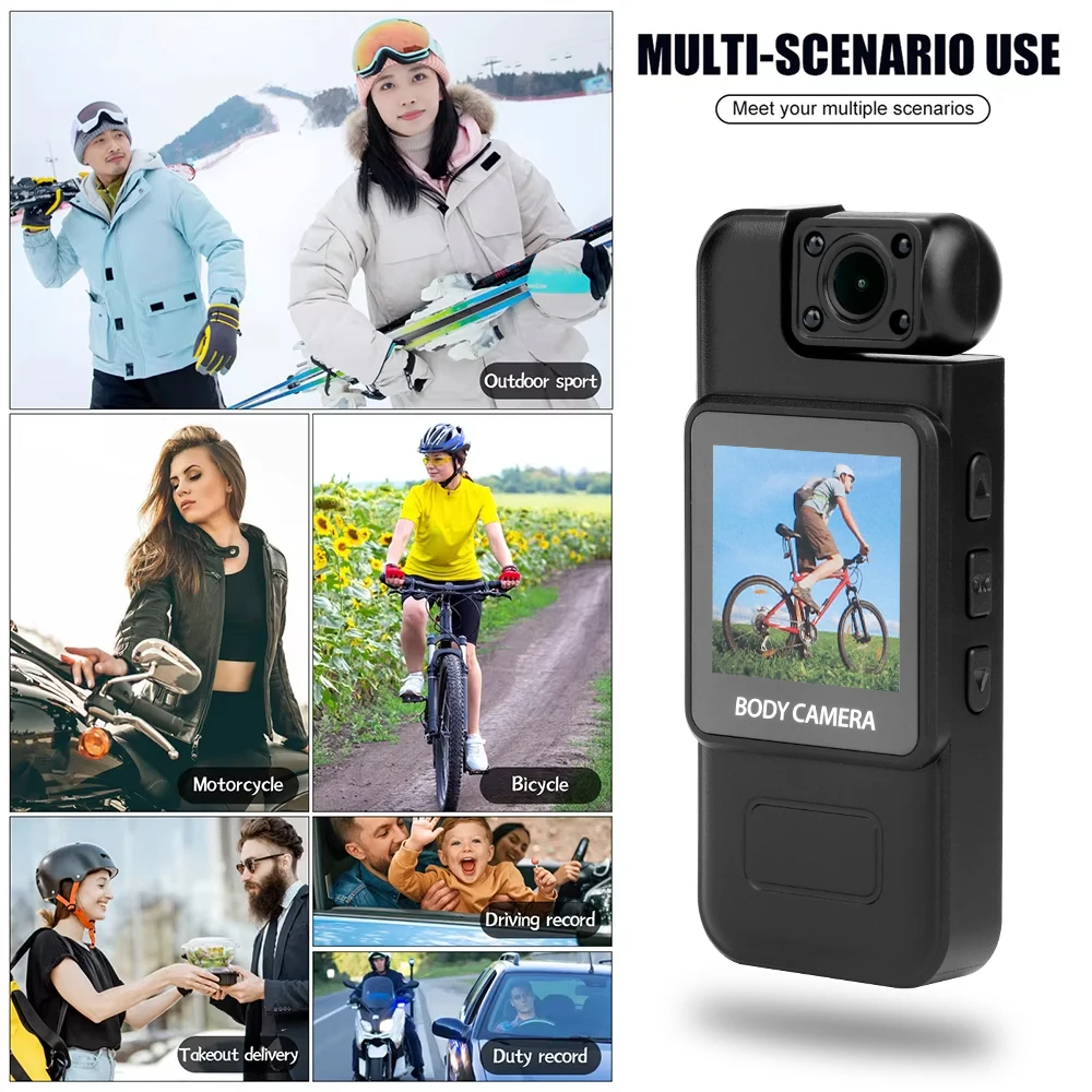 4K HD WiFi Mini Camera Portable Digital Video Recorder Police Body Cam Infrared Night Vision Sports DV DVR 1080P Small Camcorder