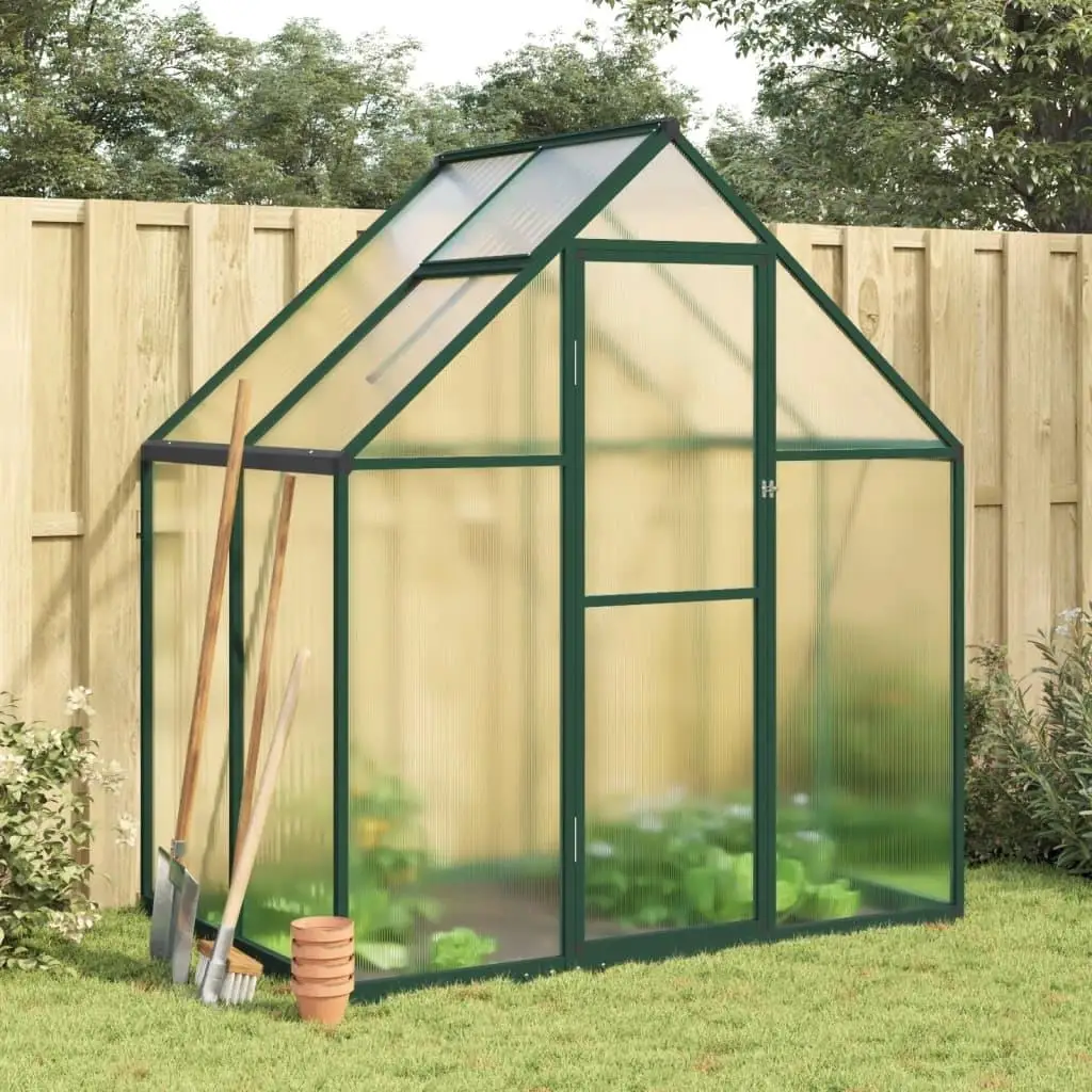 

Greenhouse Aluminum Polycarbonate Transparent Durable Sturdy Large for Gardening