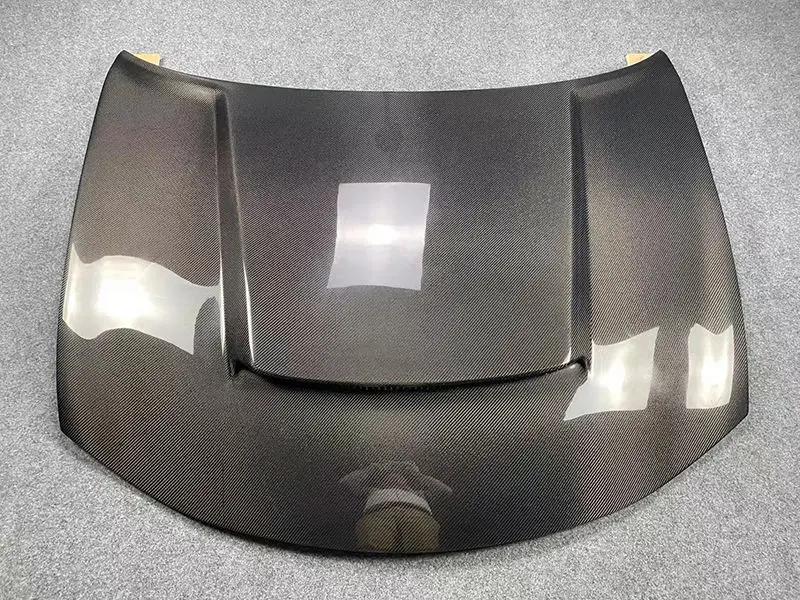 Aksesori Kap Mesin Depan Serat Karbon Gaya Demon untuk Dodge Charger 2015+