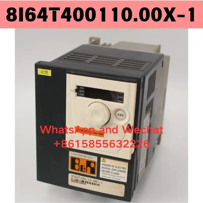 

Использованный преобразователь частоты 8I64T400110.00X-1. Функциональный тест ОК.