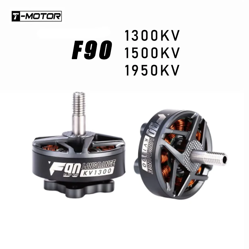 T-MOTOR F90 2806,5 1300K/1500KV/1950KV 5-6S Motor remoto sin escobillas adecuado para RC FPV Racing Freestyle Dron remoto de 5/6/7 pulgadas