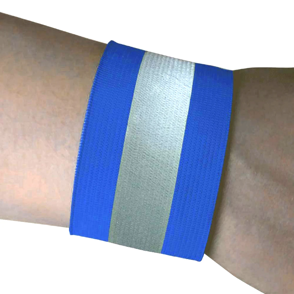 

12 Pcs Reflective Wrist Strap Security Bracelets for Night Blue Fluorencent Run