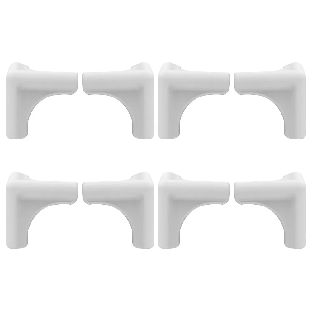 

8pcs Collision Corner Protector Range Hood Safety Silica Gel Hood Edge Cover Furniture Bumpers