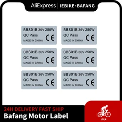 Bafang 모터 라벨 6PCS 스티커 BAFANG 중반 드라이브 모터 액세서리 36V 250W 350W 500W 48V 750W 52V 1000W BBS01 BBS02 BBSHD