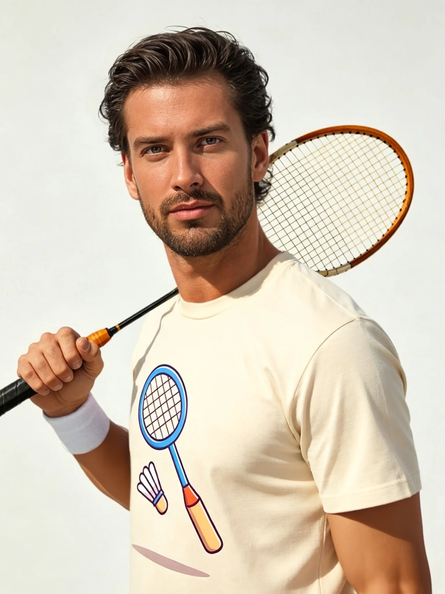 2026 Summer 3D-Printed Badminton Short-Sleeve T-Shirts for Men and Women Stylish comfortable and breathable with a distinct Y2K