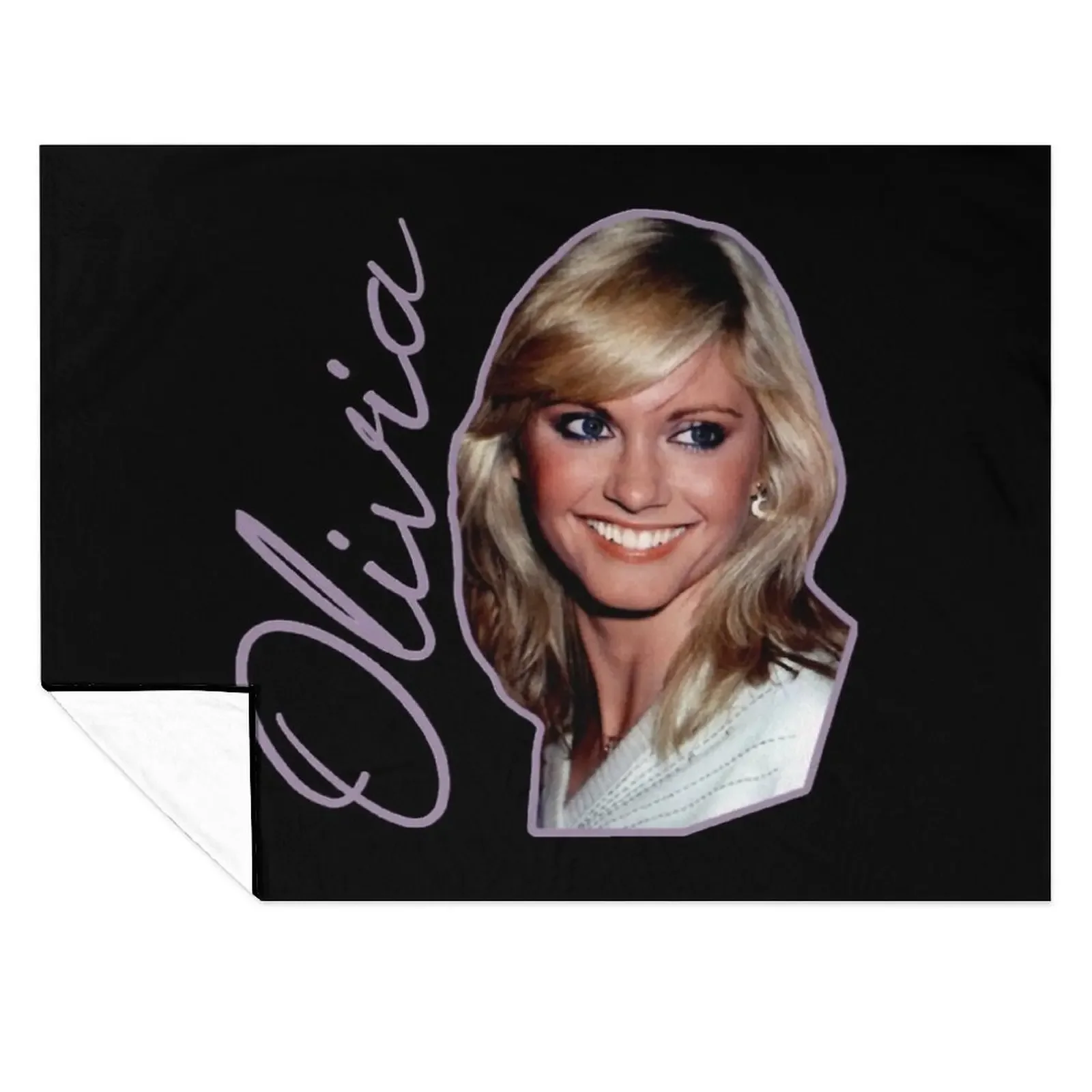 

Olivia Newton JohnOnly Single Throw Blanket warm for winter Giant Sofa Retros Bed linens Blankets