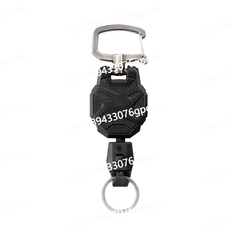 Retractable Lanyard Rotatable High Strength Safety Buckle Fishing Luya Tool Accessories