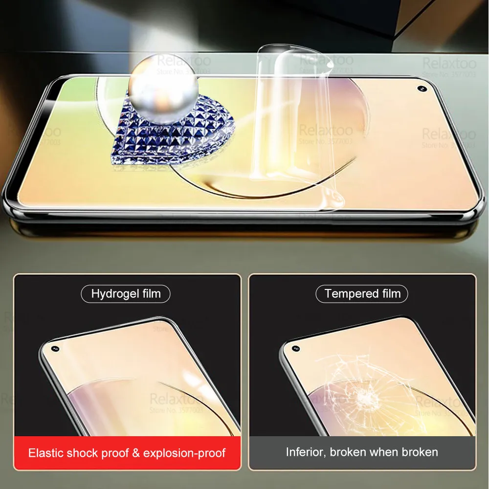 3Pcs Full Curved Hydrogel Film For Realme 10 Not Tempered Glass Screen Protector On Realme10 4G Reamle Realmy 10 6.4\